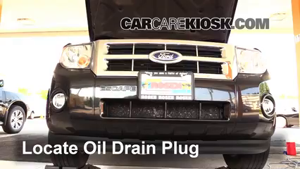 2011 Ford Escape XLT 3.0L V6 FlexFuel Oil Change Oil and Oil Filter